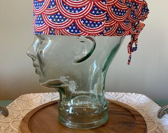 Patriotic Swag Mens Surgical Scrub Cap