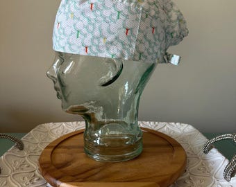Golf Balls Surgical Scrub Cap: Men's Scrub Hat