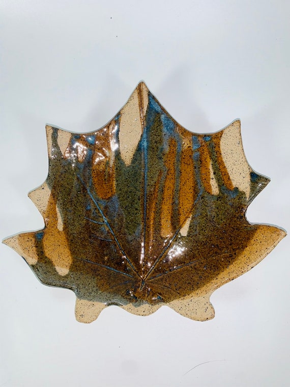 Maple leaf appetizer plates 4 pc. Etsy