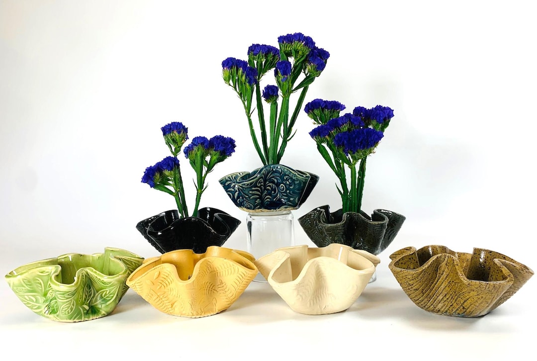 Ikebana Vase - Snow White