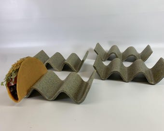Set of 4 Ceramic Taco Stands