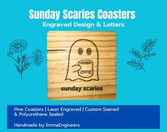 Sunday Scaries Coasters - Fun and Functional Home Decor