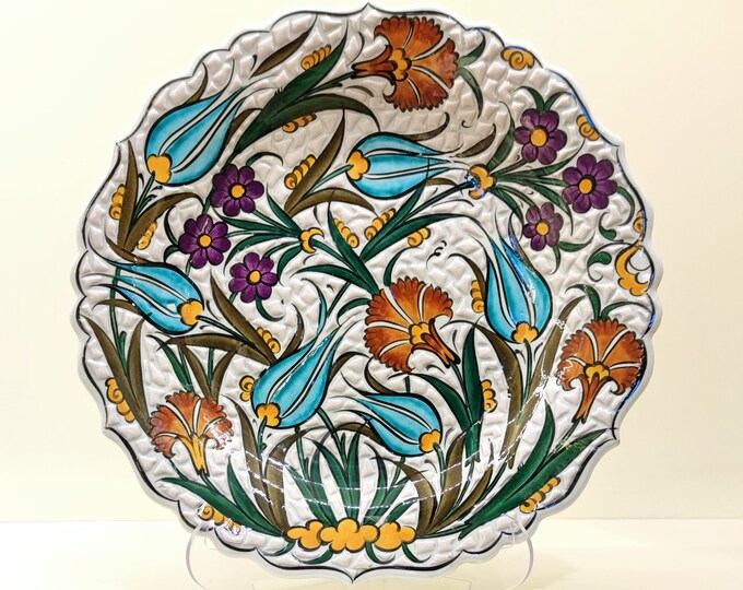 Home Decor Plate Decorative Plate Ceramic Wall Plate Etsy