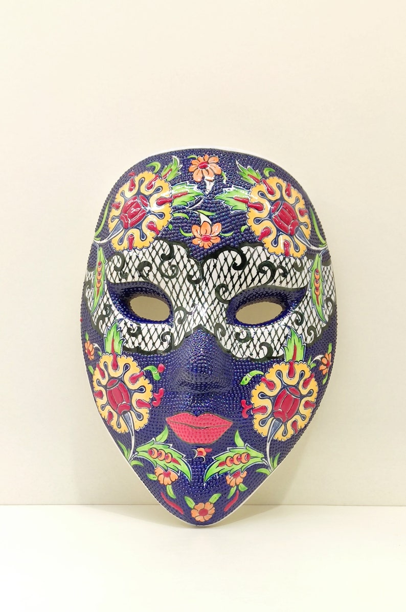 Handmade Mask Wall Hanging Mask Home Decor Ceramic Wall Art Etsy