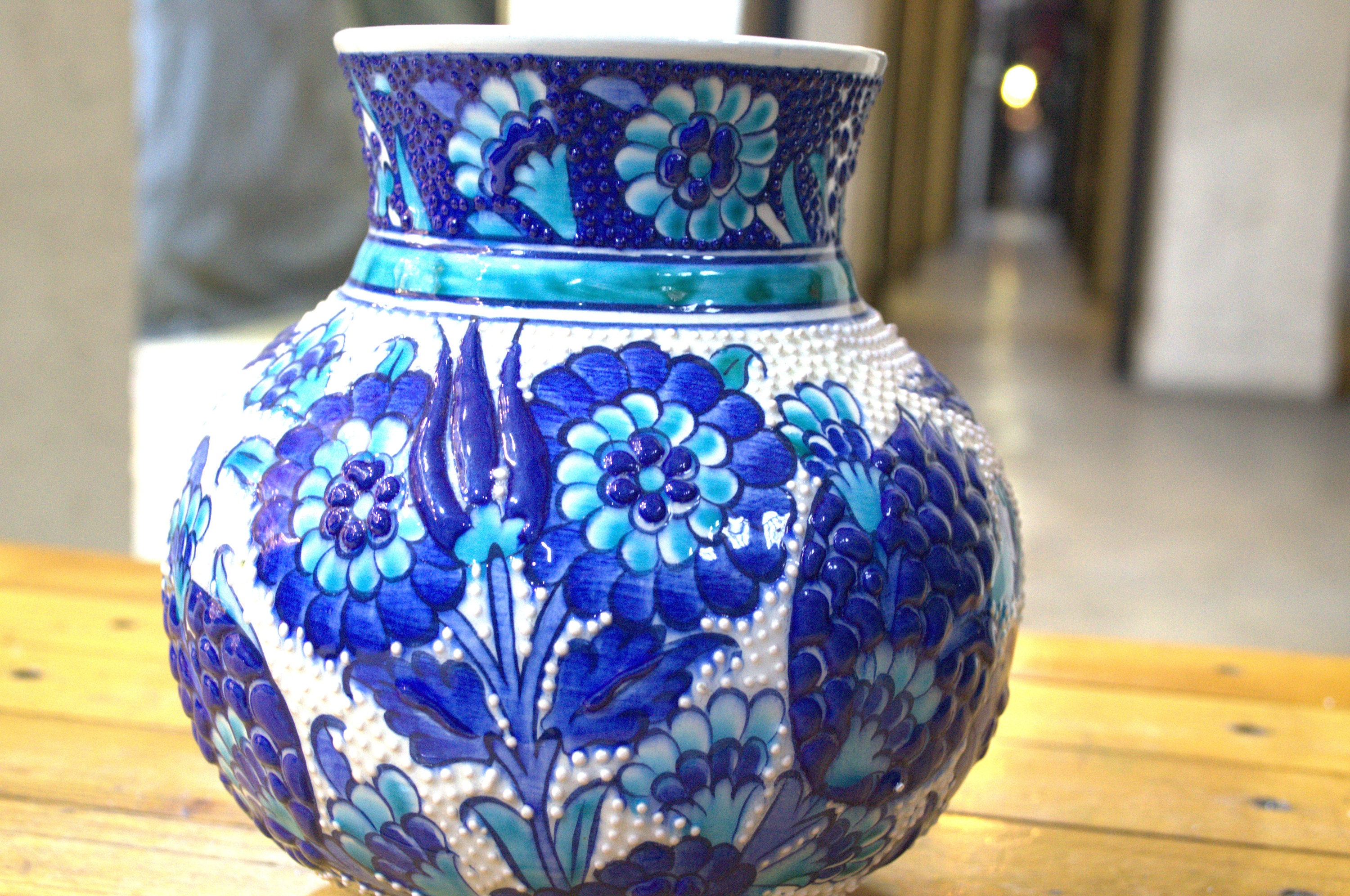 Ottoman Vase Turkish Vase Ceramic Vase Turkish Gift Etsy