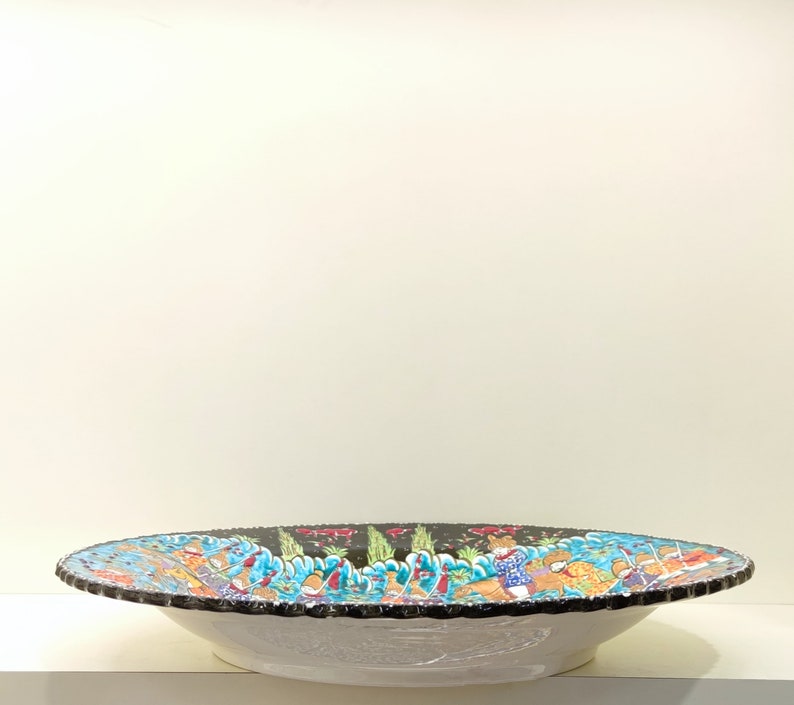 Ceramic Plate Wall Art Ceramic Decorative Ceramic Plate Etsy