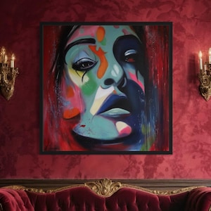 Abstract Pop Art Painting