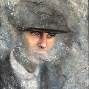 Tommy Shelby Original Abstract Framed Painting