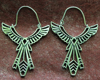 Pendientes de mandal - Elite Crescent Drop Earrings 49 - Pendientes de festival - Pendientes de regalo