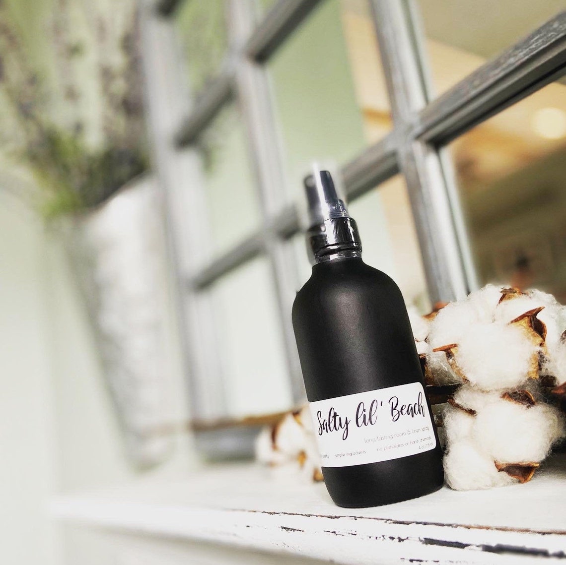ROOM SPRAY black matte bottle natural air freshener strong | Etsy