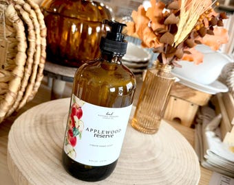 Fall Liquid Hand Soap | 16 oz Amber Glass Bottle