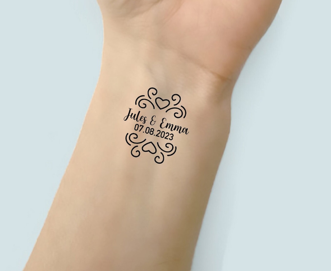 Tattoos with Names and Dates for Forever Memories