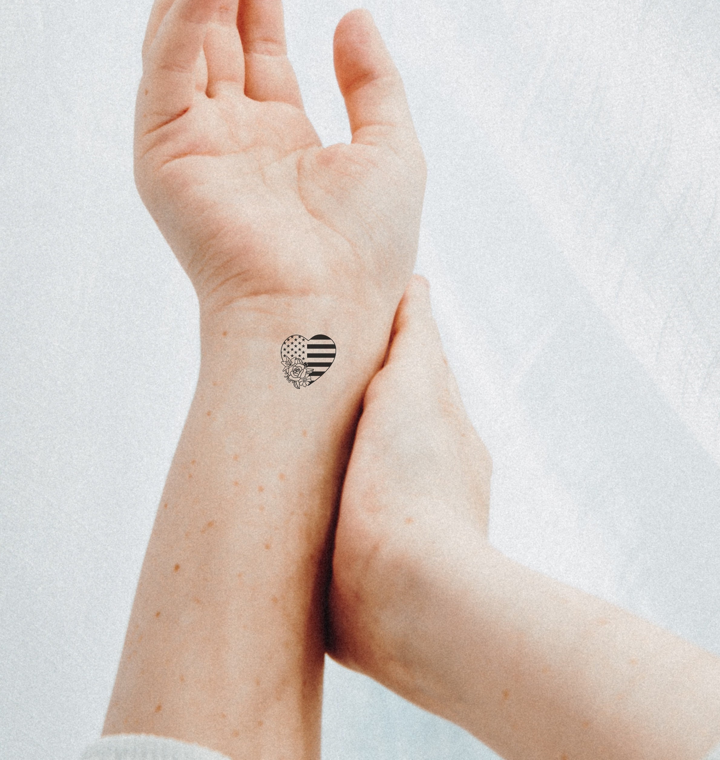 USA Flag Temporary Tattoo USA Fake Tattoo Tiny United - Etsy Australia