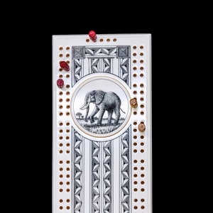 Tablero de cribbage de marfil Elephant Eco / Save the Elephant Collection
