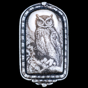 Owl Moon Pin/Pendant