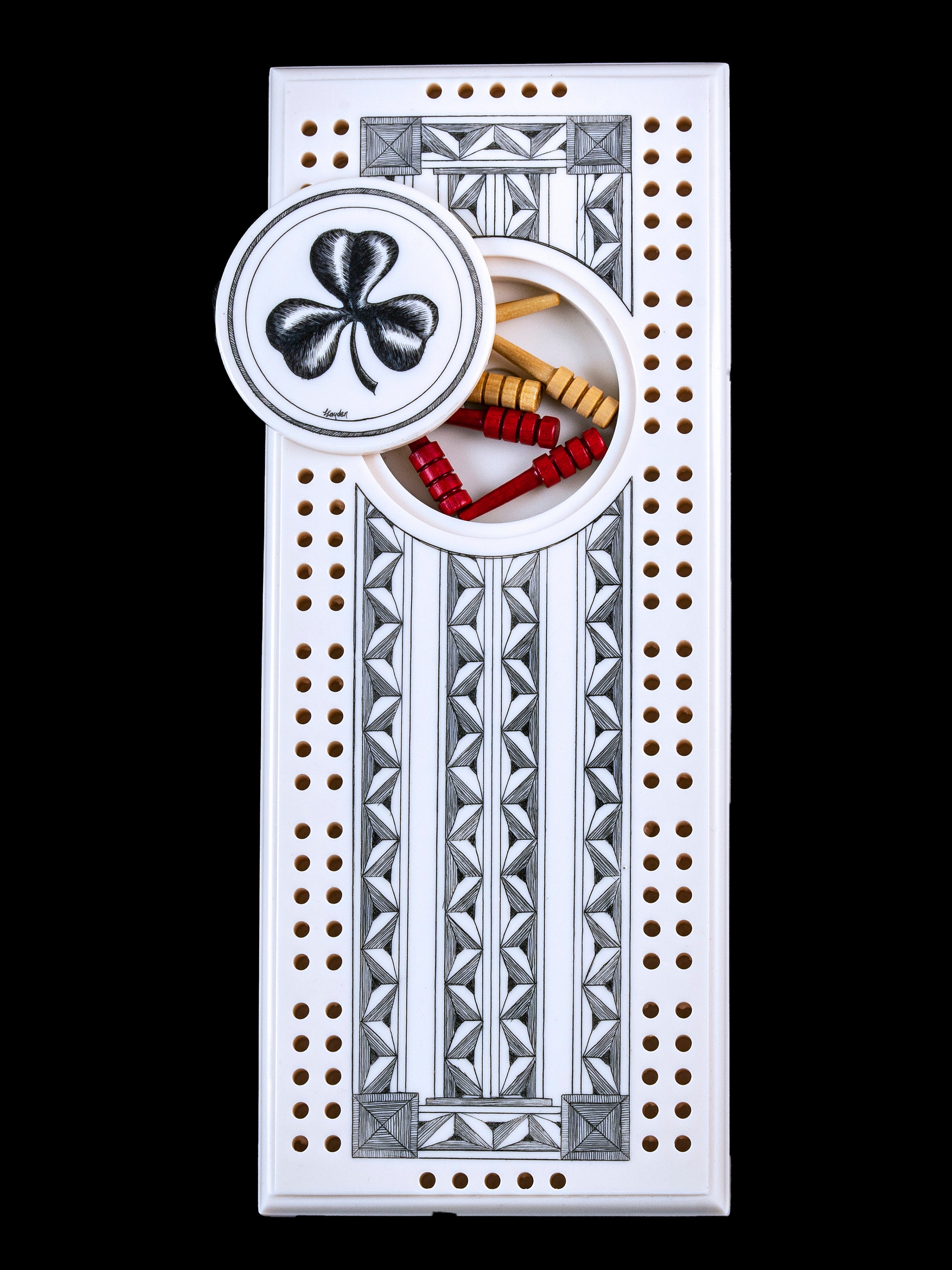 Ivory Cribbage Board for sale | Only 3 left at -65%