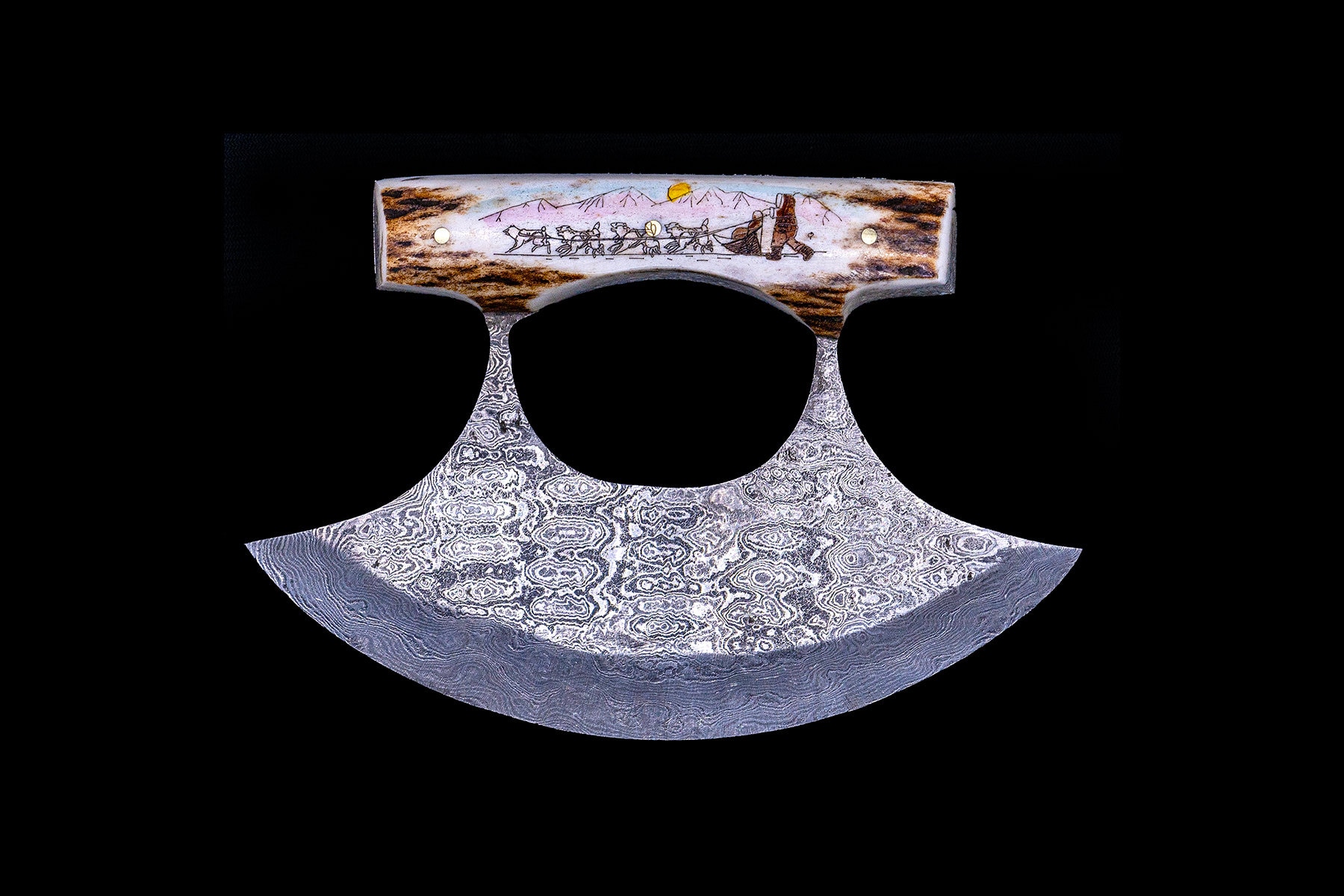 ビンテージ　シロクマ　エスキモー　ネイティブアメリカン　ハンドクラフト　彫刻 Eskimo Scrimshaw - Etsy