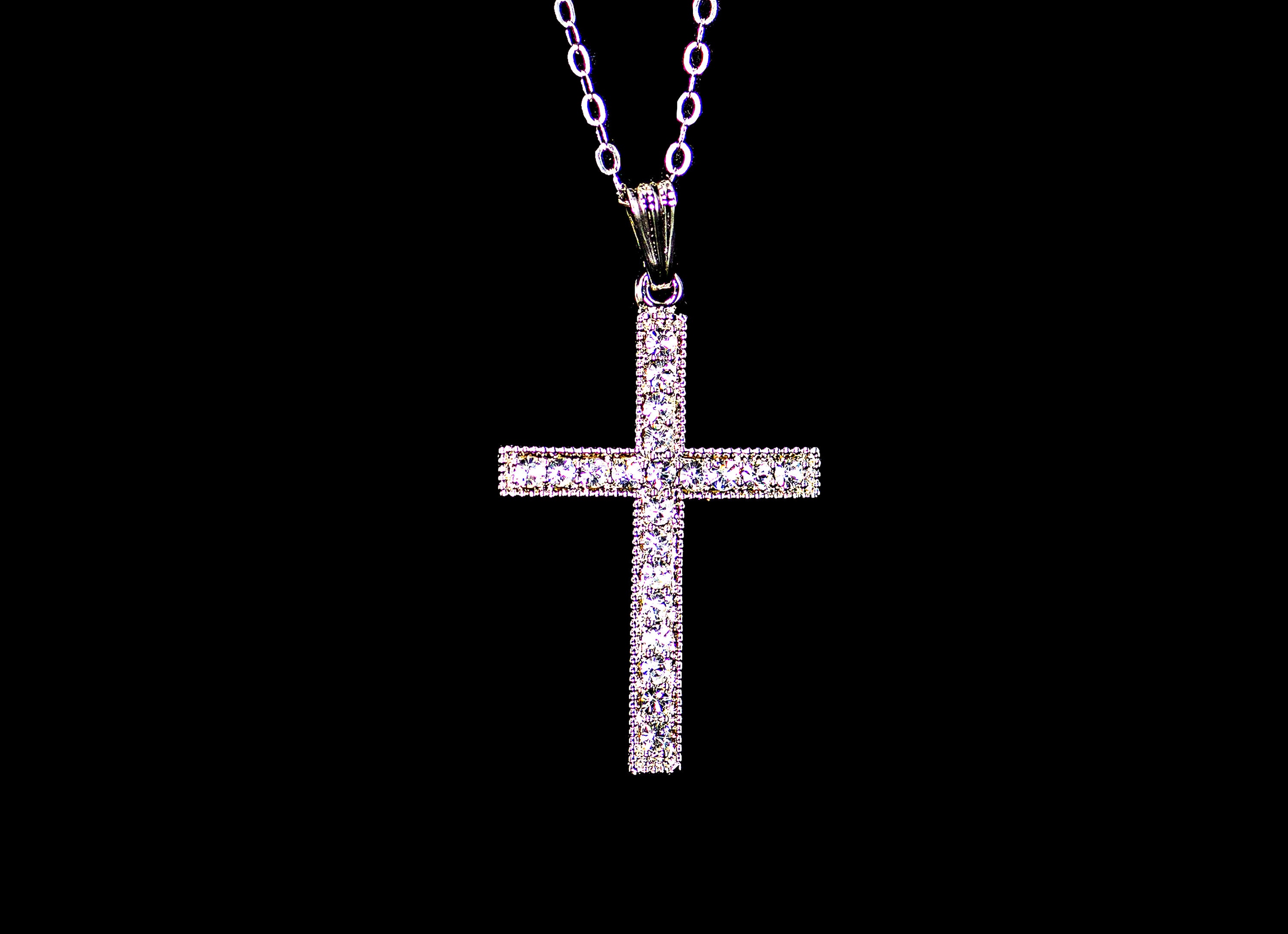Swarovski cross pendant australia best sale