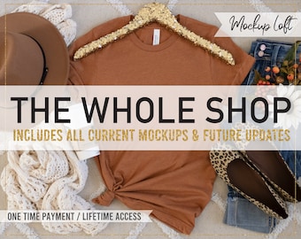 Mockup Bundle | The Whole Shop Pass | Includes all current mockups and future updates!