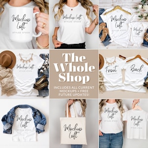 The Whole Shop Bundle | Includes all current mockups and future updates! Please visit the shop to see available styles and colors!