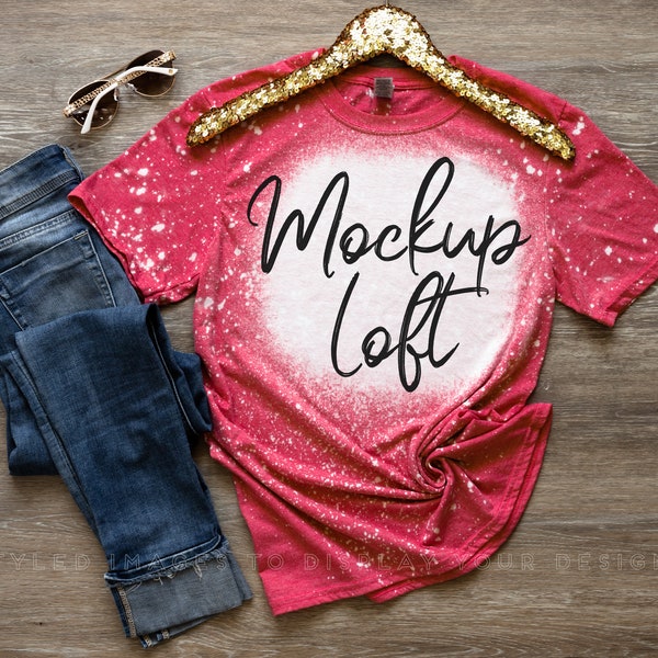 Bleached Shirt - Etsy