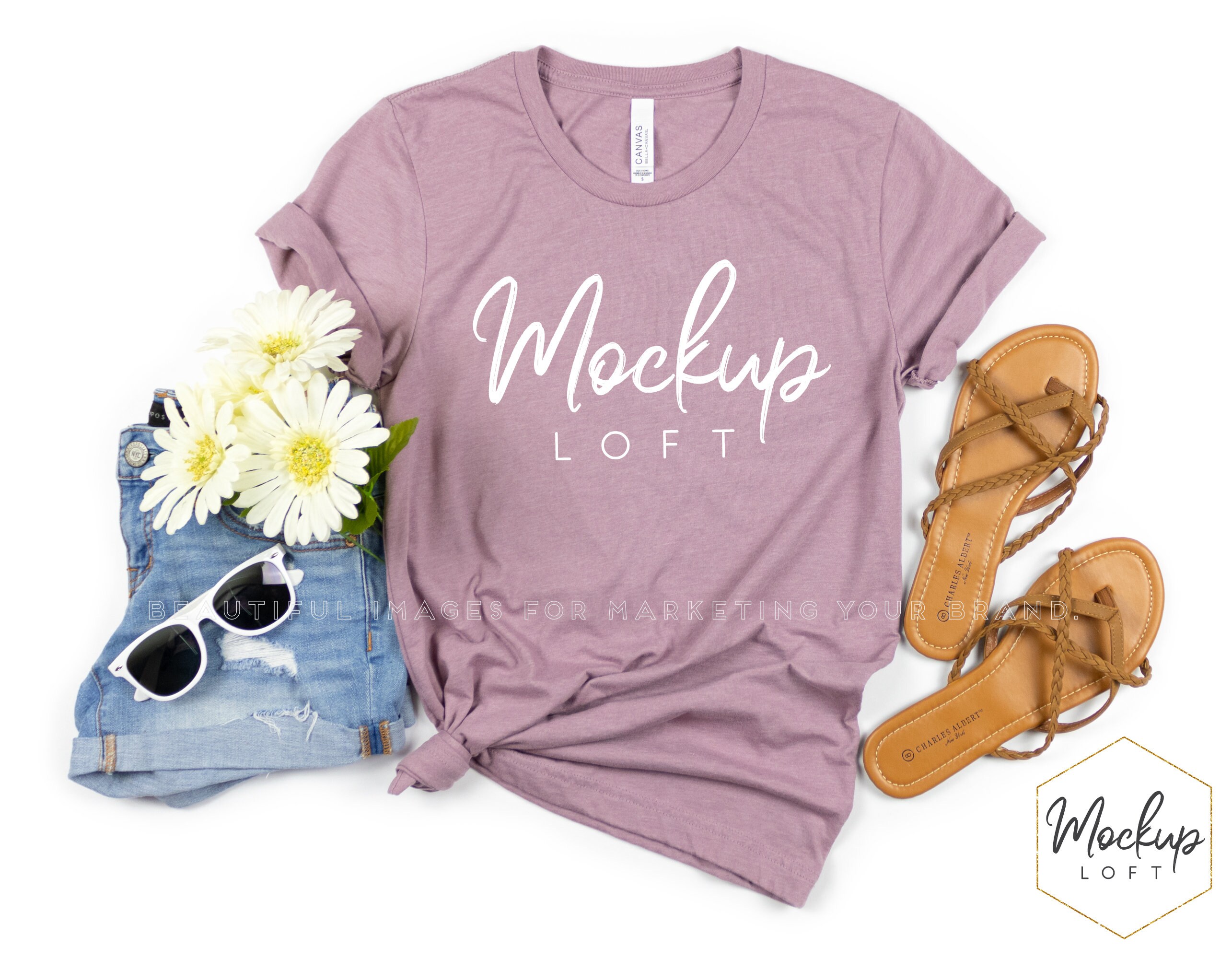 heather orchid bella canvas