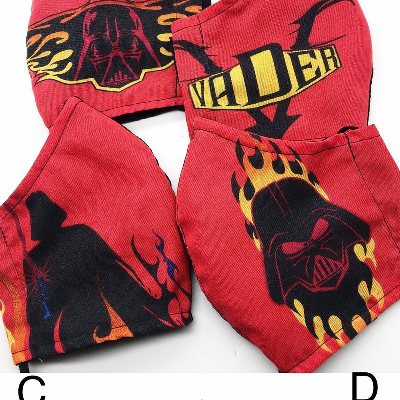 Darth Vader Face Mask - Etsy