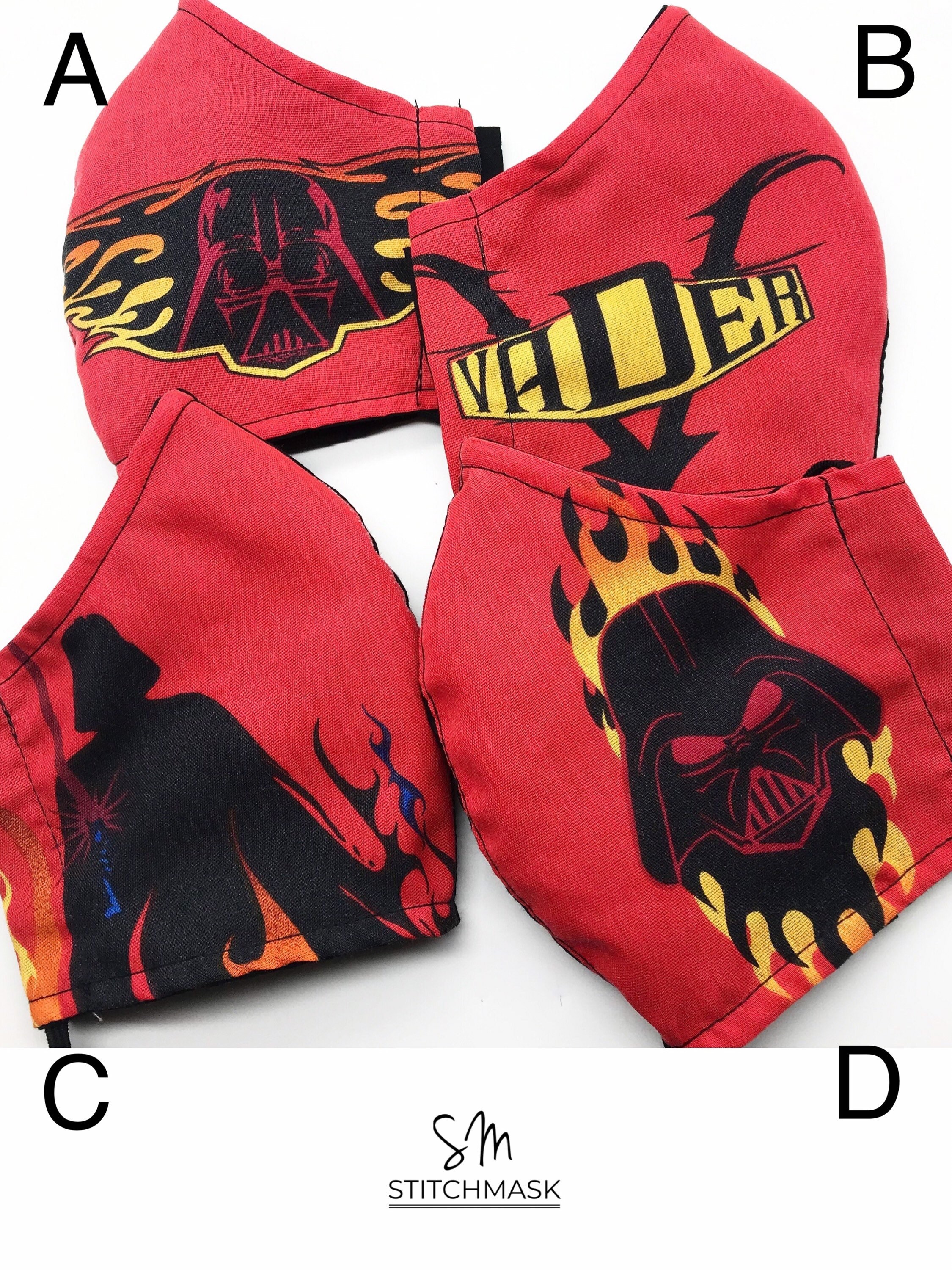 Rare Darth Vader Face Mask. Star Wars Adult Mask. 3 Layers - Etsy