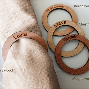 Personalized Napkin Rings