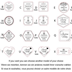 Étiquettes en bois personnalisées personnalisées, nom personnalisé étiquettes en bois avec logo, étiquette gravée personnalisée en bois, étiquettes cadeaux gravées en bois, fabriquées sur commande image 10