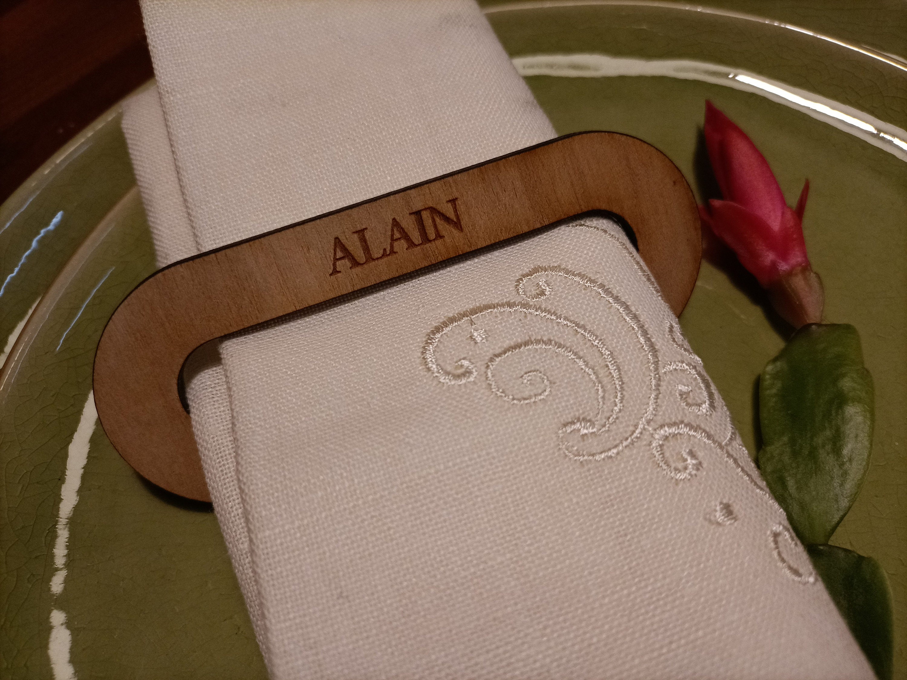 Personalized Napkin Rings - Etsy
