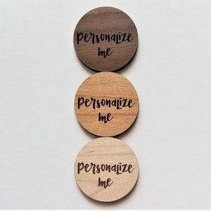 Etichette in legno personalizzate personalizzate, Nome personalizzato Etichette in legno con logo, Etichette incise personalizzate artigianali in legno, Etichette regalo incise in legno, Su ordinazione immagine 8