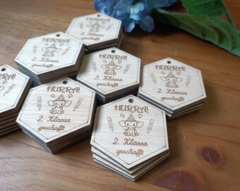Personalized Custom Wood Tags, Custom Name - Logo Wood Tags, Wooden Craft Personalized Engraved Tag, Wooden Etched Gift Tags, Made to order