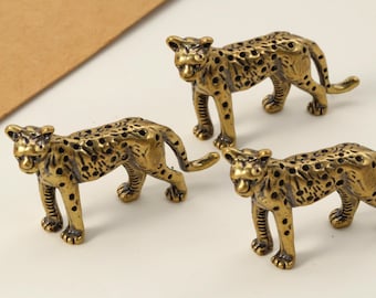 Messing cheetah kastknoppen handgrepen antieke koperen safari dieren lade handvat knoppen trekt giraf paard DIY dressoir kastknoppen trekt