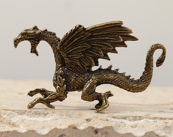 Puxador vintage em forma de dragão voador para gaveta, puxador de latão em formato de animais para armário ou cômoda, puxadores estilo safari para quarto de bebê, puxadores artísticos para guarda-roupa.