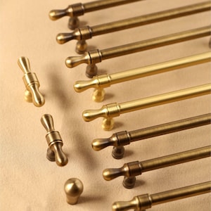 Antique brass Drawer handles pulls knobs,Aged Brass Wardrobe pull gold Dresser handle knob Boho Cabinet Cupboard knobs Pulls Handle hardware