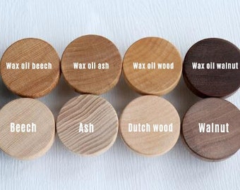 Natural Flat Drawer Knob, Natural nursery drawer pull, dresser knobs, round contemporary wood knob, kitchen handle knob,cabinet Pulls Handle