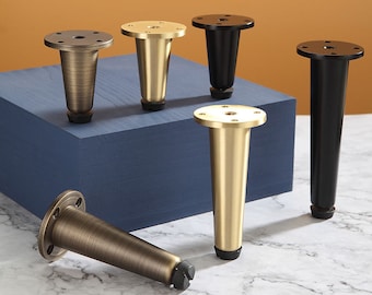 Modern Brass Legs, Furniture Legs, IKEA Legs, sofa legs, table legs, cabinet legs, support foot, TV cabinet foot, raised foot pad