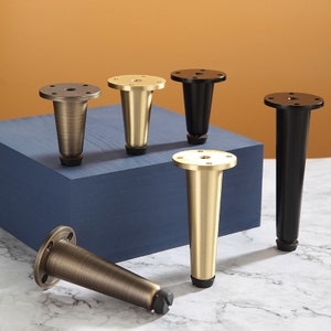 Modern Brass Legs, Furniture Legs, IKEA Legs, sofa legs, table legs, cabinet legs, support foot, TV cabinet foot, raised foot pad