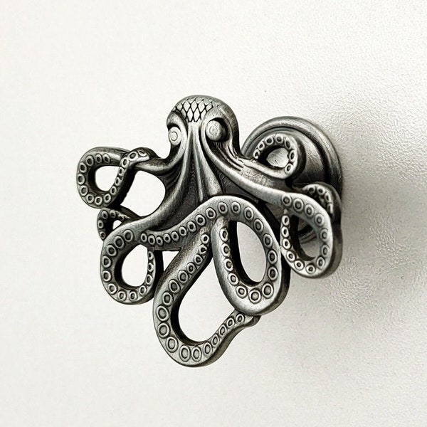 Octopus cabinet knob, cute cabinet Pulls, drawer pull, animal knob, Knobs Drawer Pulls, Cabinet Hardware