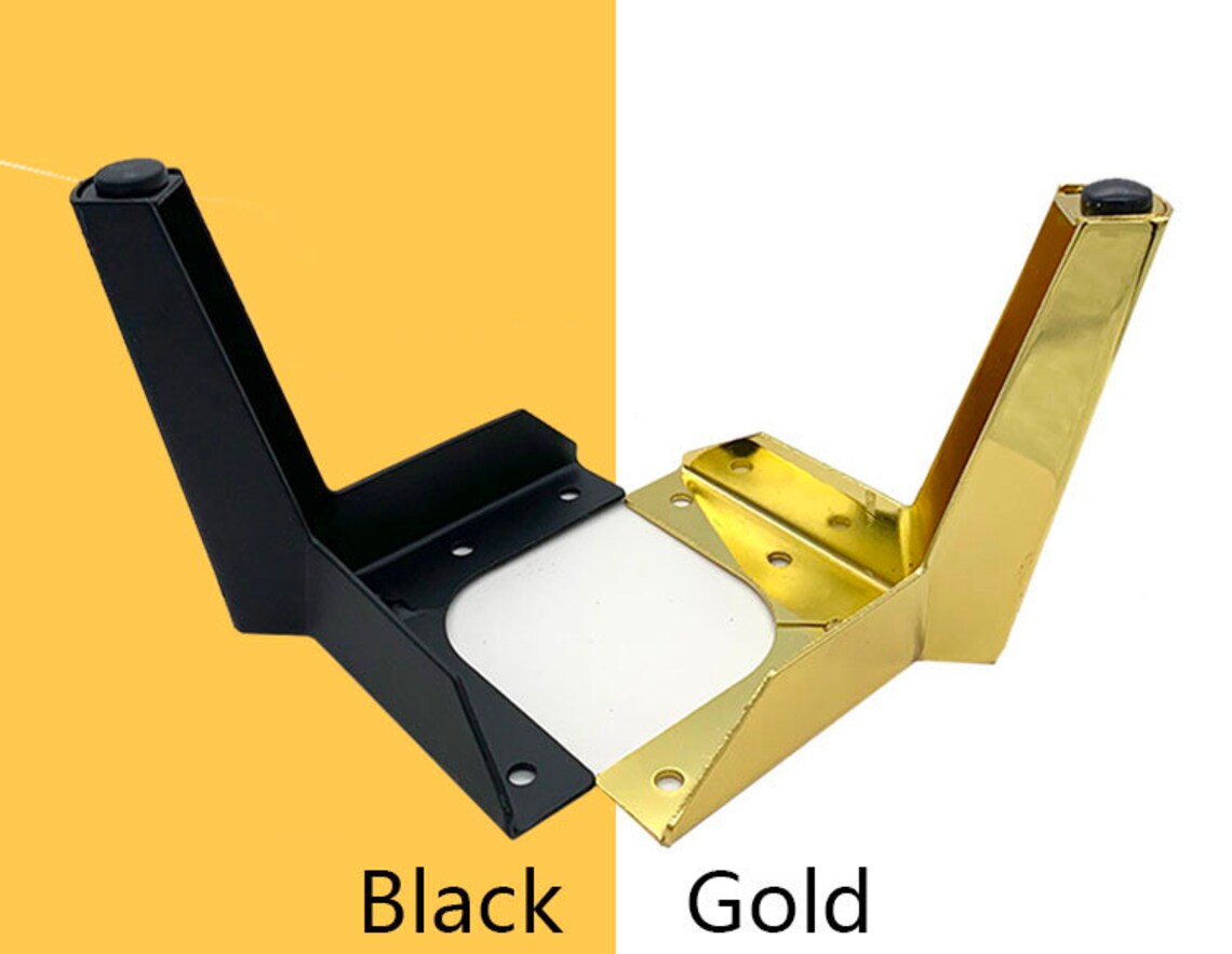 4x Modern Metal Legs Black Furniture Legs Sofa Legs Sofa Etsy