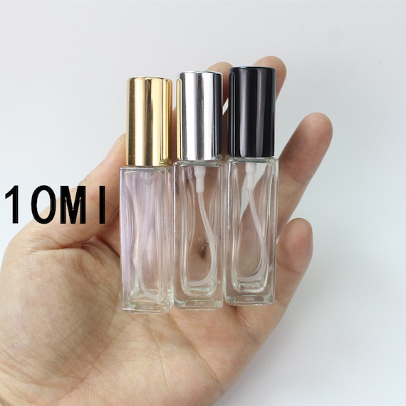 10ml Perfume Bottle Glass Spray Bottles Gold Sample Empty