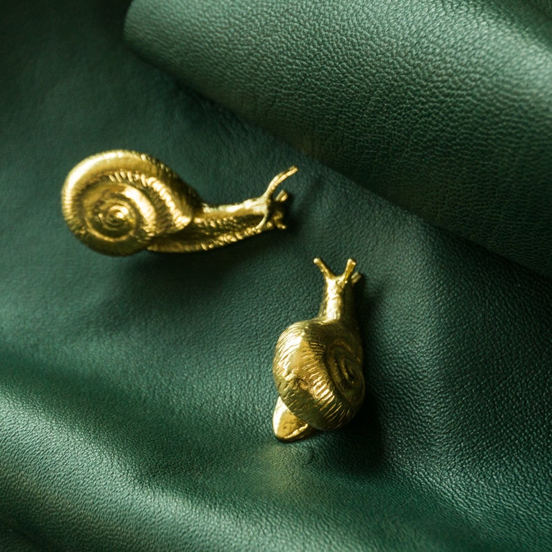 Brass Snail cabinet knob, animal drawer knob, brass knob, Bumble Bee drawer knob pull, doorknob, Knobs Drawer Pulls Handle Cabinet Hardware zdjęcie 10