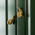 Golden Snail drawer knob handle, Brass Animals Cabinet pulls handle, dresser handle pull knob, nursery safari handles, Wardrobe handle knob product logo