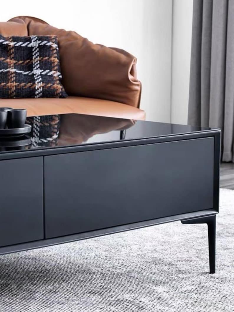 6X Modern Black Furniture Legs Minimalist Sofa Foot Etsy