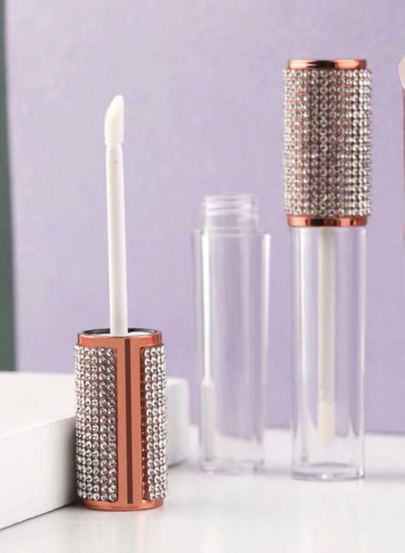 Lip Gloss Tubes Empty Glitter Diamond Lip Gloss Tube Etsy