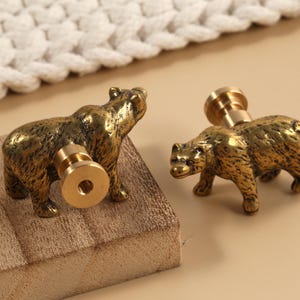 Jungle animals Cabinet knobs handles Antique brass safari animals drawer handle knobs pulls custom engraved dresser cupboard knobs pulls image 8