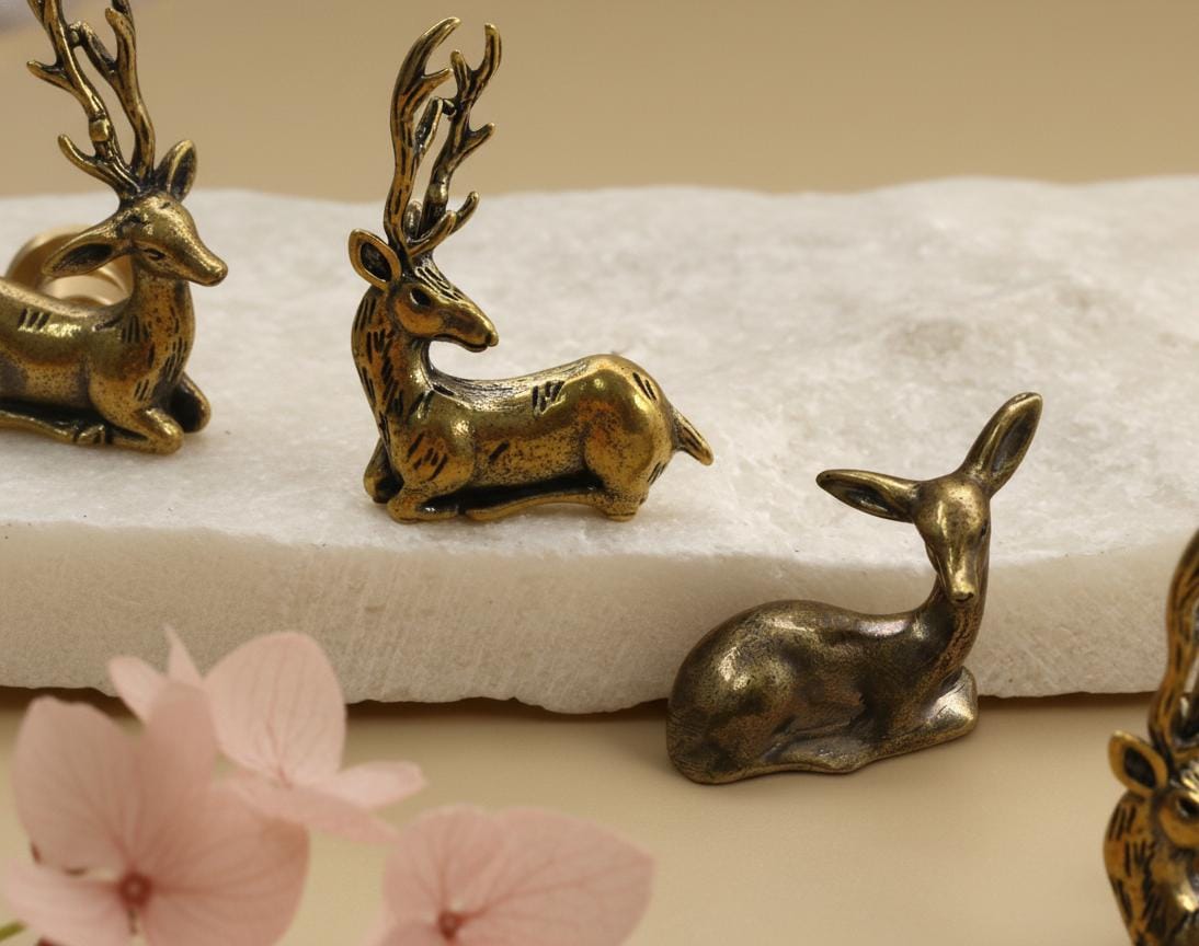 真鍮の鹿 - Etsy 日本