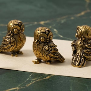 Vintage brass Cute Owl Cabinet Cupboard Handles Knobs, Antique Brass Owl Dresser Drawer knob Animals Wardrobe Closet Pulls Handle knobs
