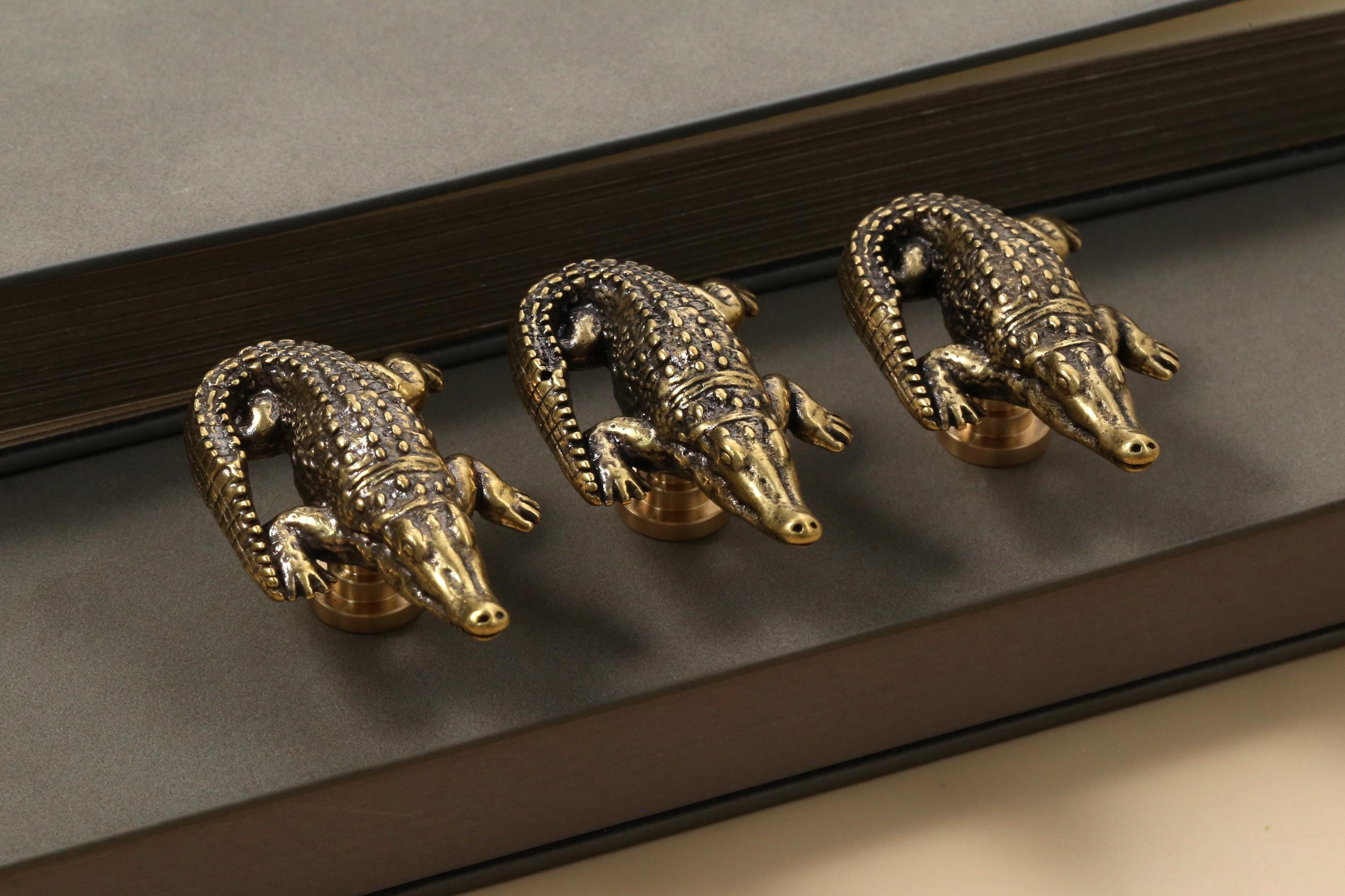 Dresser Knobs Vintage Gold - Etsy